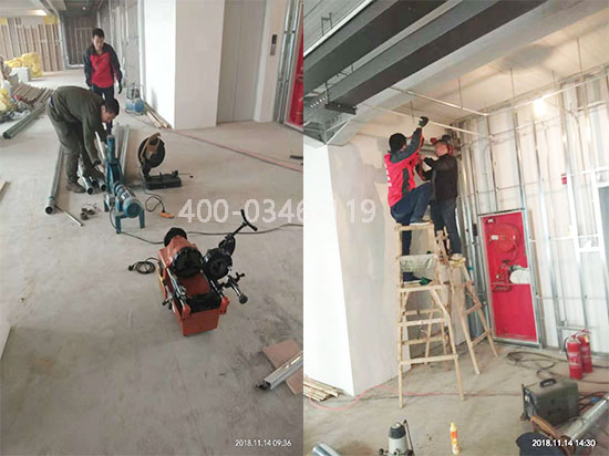 消防喷头安装